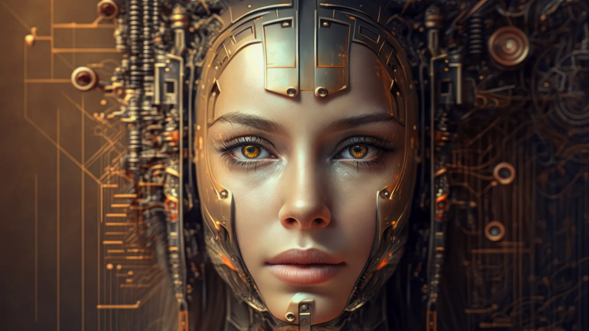 Cosa ci rende umani nell'era dell'Intelligenza Artificiale 1 L'Intelligenza Artificiale viso di donna creata da AI