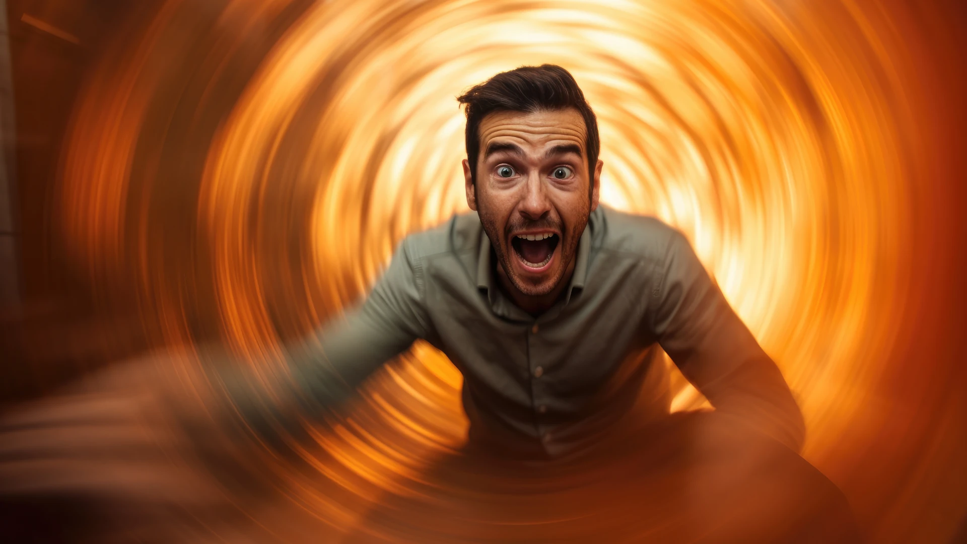 Gestire lo Stress - Un Viaggio Verso il Benessere 7 Gestire lo Stress - ragazzo dentro ad un vortice