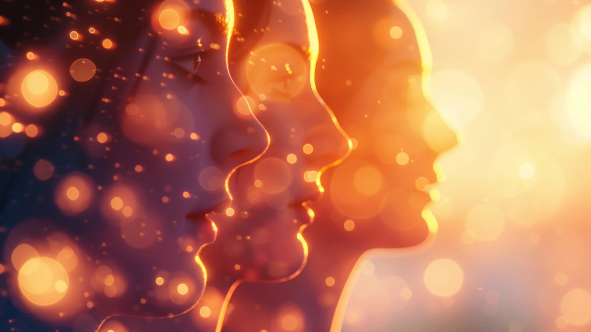Intelligenza Emotiva - Un Viaggio Personale nel Mondo delle Emozioni 3 Intelligenza Emotiva - visi di tre ragazze di profilo in prospettiva