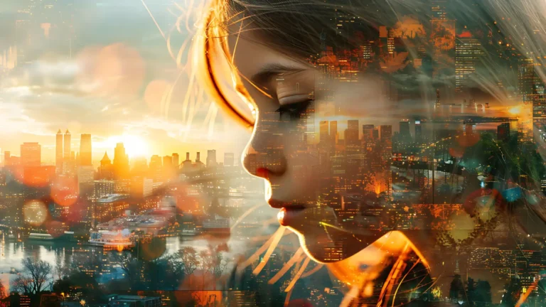 Intelligenza Emotiva - Un Viaggio Personale nel Mondo delle Emozioni 6 Intelligenza Emotiva - volto bambina di profilo con sfondo colorato