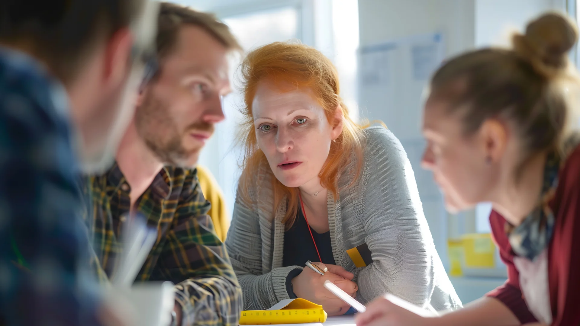 Le Tecniche di Persuasione - Imparare a Convincere 5 Le Tecniche di Persuasione - Imparare a Convincere - gruppo di ragazzi che stanno condividendo delle idee