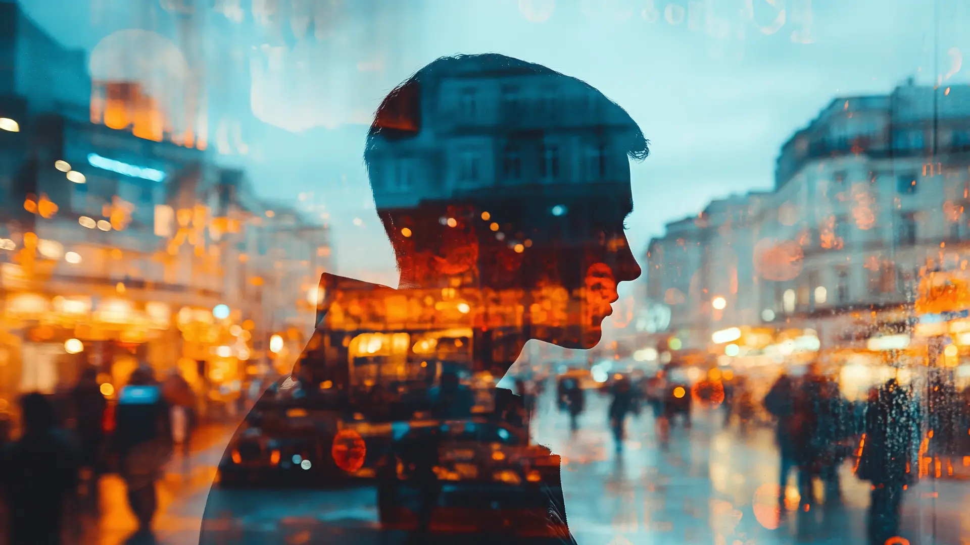 Sviluppo Commerciale in Italia - Strategie B2B in 7 punti 5 Sviluppo Commerciale in Italia - Strategie B2B - persona sovrapposta alla fotografia di una città